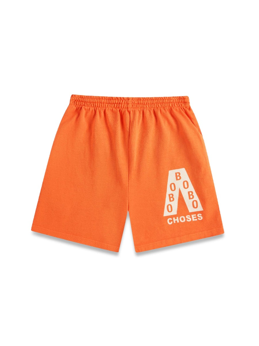 BOBO CHOSES Mini Logo Shorts for Boys