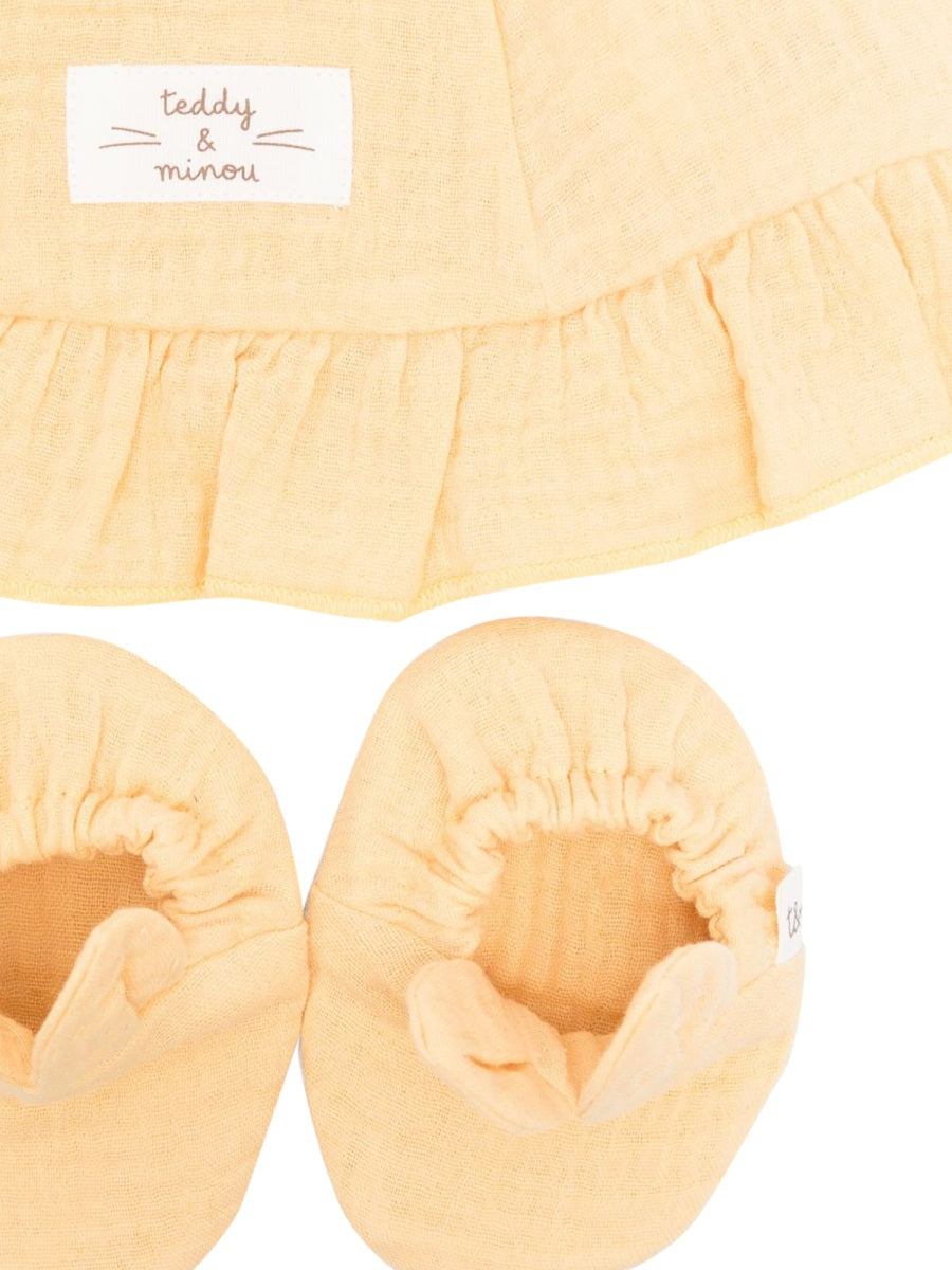 TEDDY & MINOU Mini Hat and Bootie Set