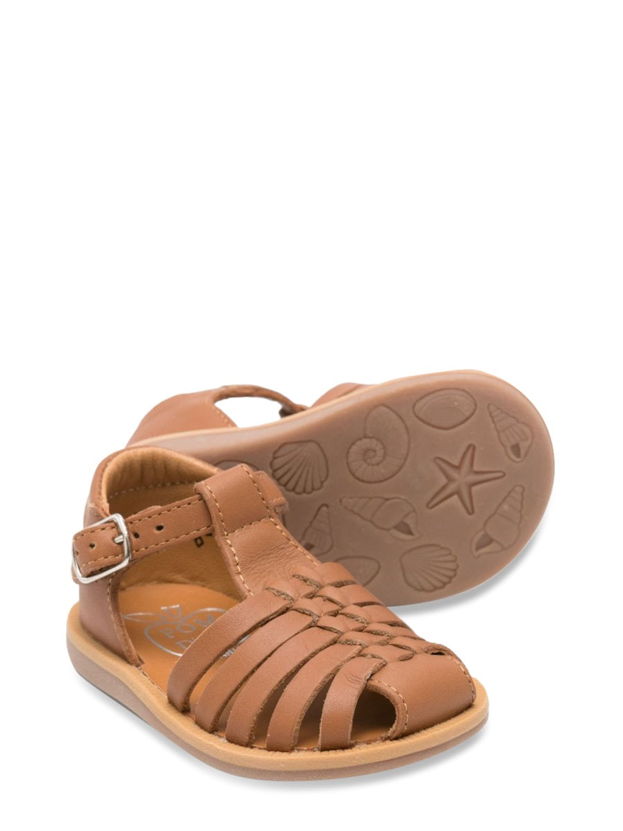 POM D'API Mini Cage Design Sandals for Girls