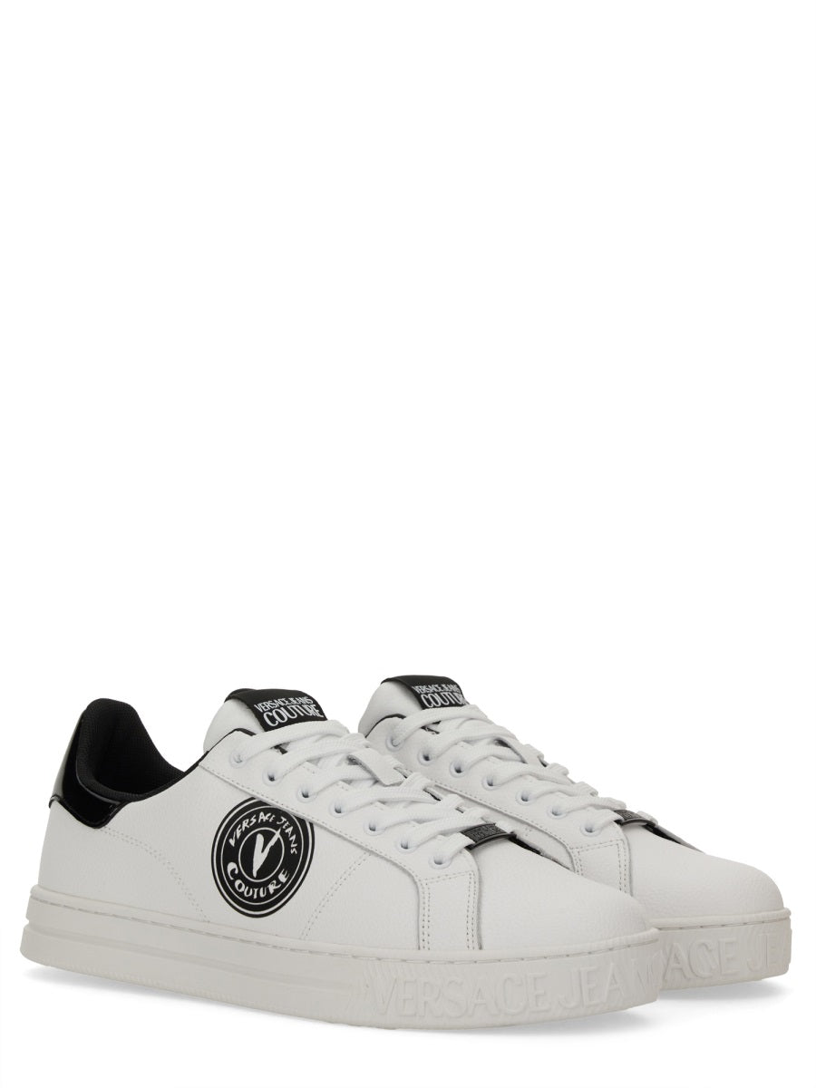 VERSACE JEANS COUTURE Men's Luxe Leather Sneaker
