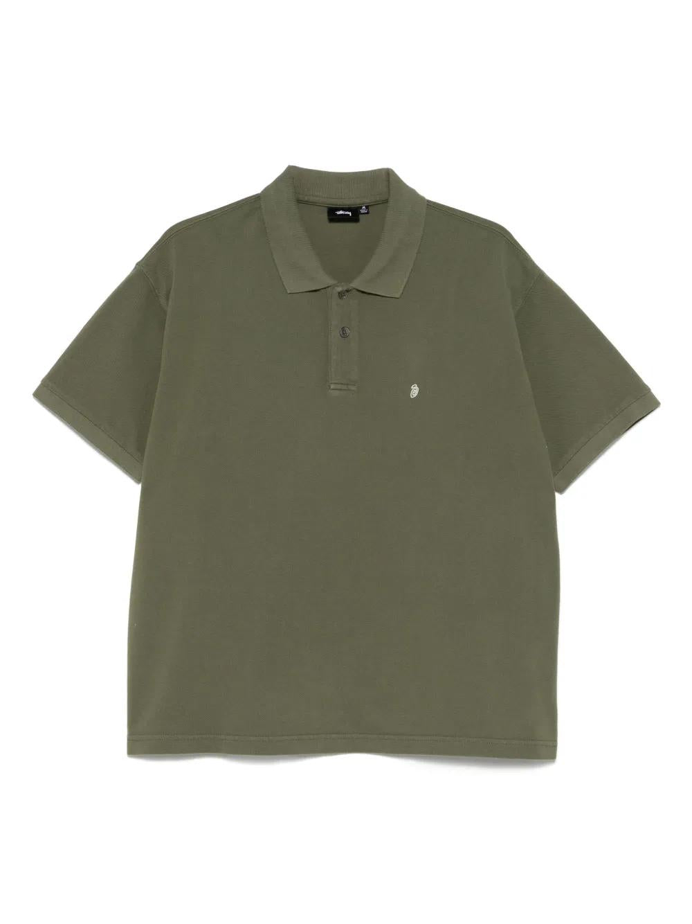 STUSSY Classic Pique Polo Shirt - Loose Fit for Men