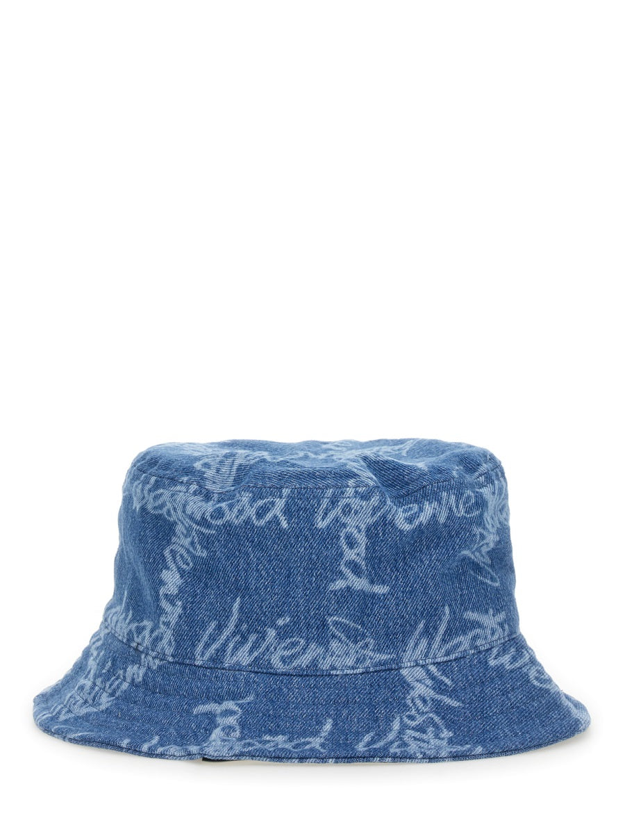 VIVIENNE WESTWOOD Logo Bucket Hat for Women - SS25 Collection