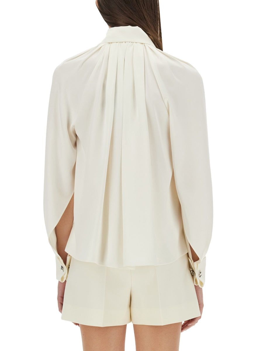 MAX MARA Silk Shirt - Willow, Size 40 IT