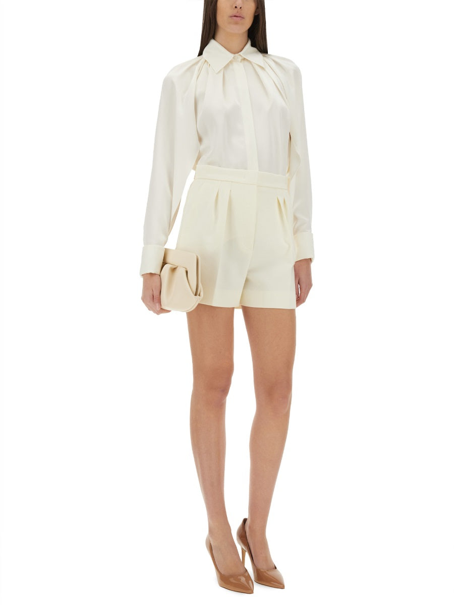 MAX MARA Silk Shirt - Willow, Size 40 IT