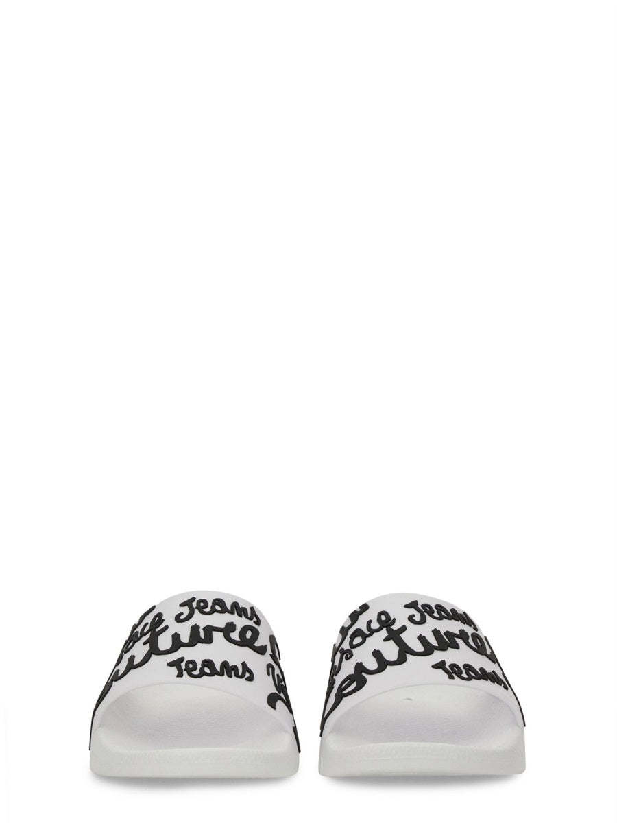 VERSACE JEANS COUTURE Slide Sandal with Logo for Women