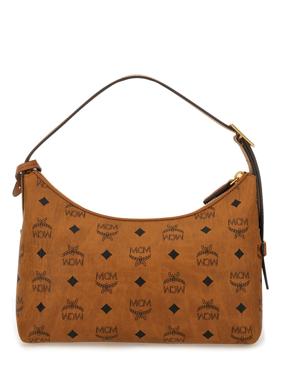 MCM Mini Visetos Shoulder Bag (19 CM X 26 CM X 9 CM)