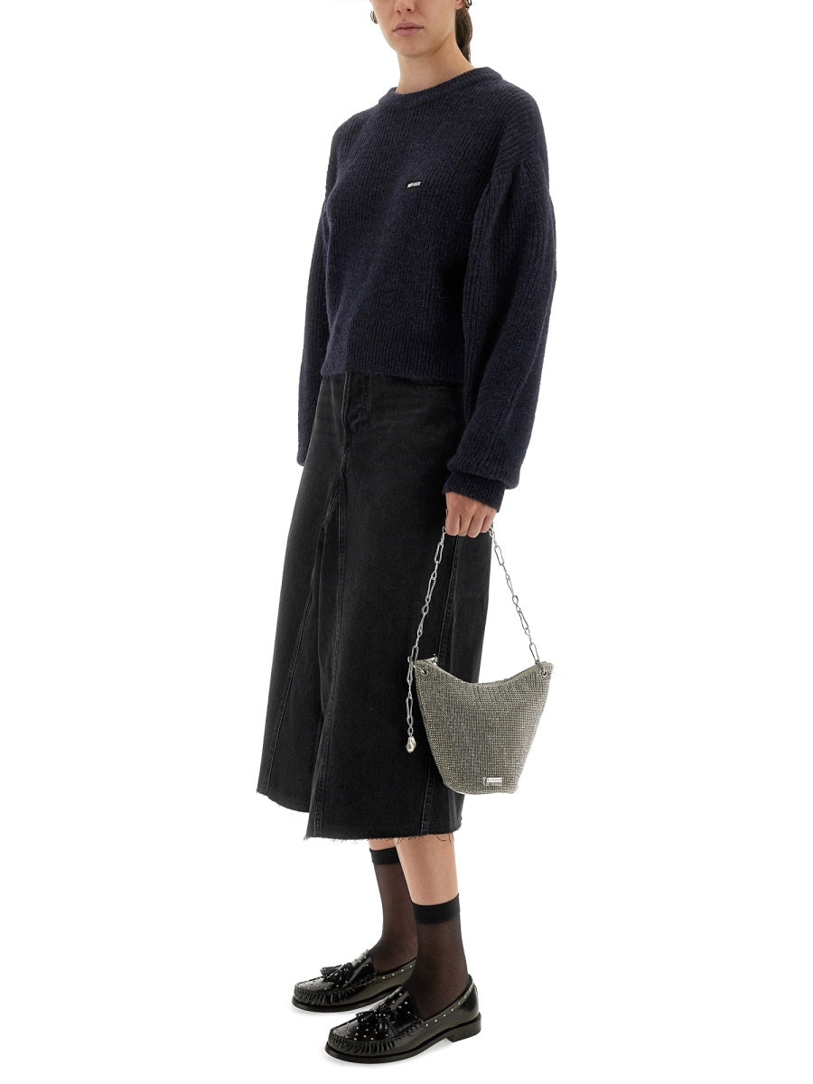 ROTATE BIRGER CHRISTENSEN Wool Puff Sweater Size S