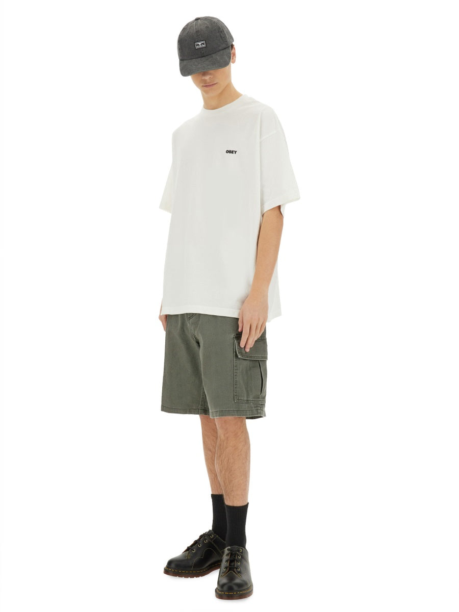 OBEY Icon Face Graphic T-Shirt - Size L