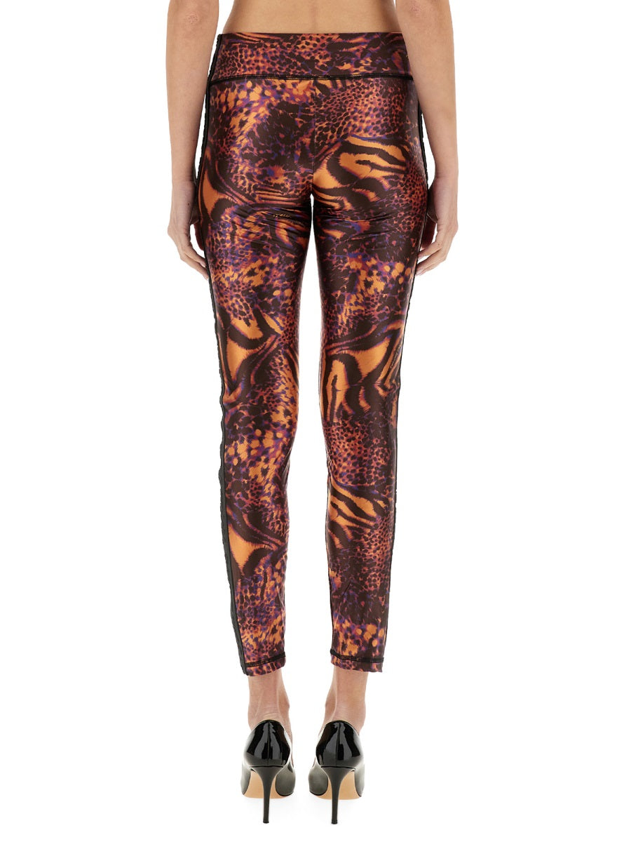 VERSACE JEANS COUTURE Slim Fit Fashion Leggings for Women - Size S