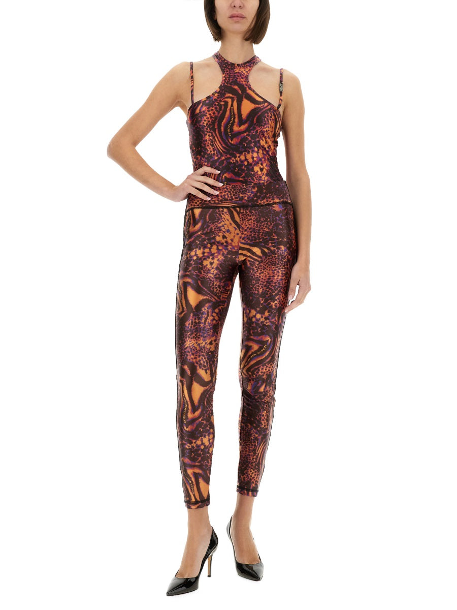 VERSACE JEANS COUTURE Slim Fit Fashion Leggings for Women - Size S
