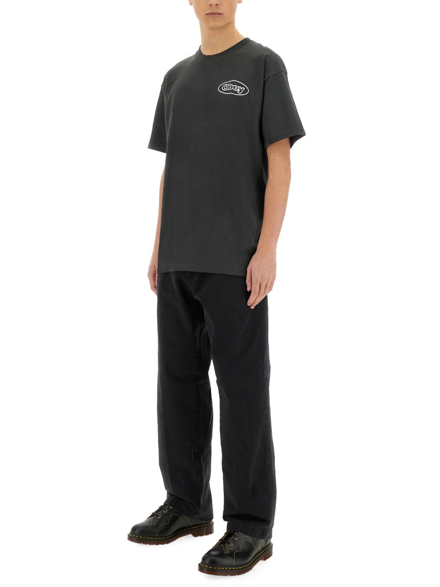 OBEY Reaction T-Shirt - Size L