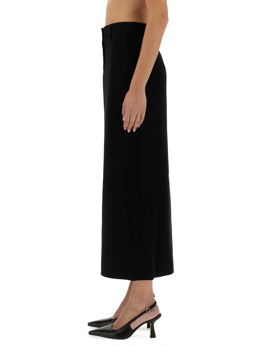 MICHAEL BY MICHAEL KORS Textured Crepe Maxi Skirt - Size 2