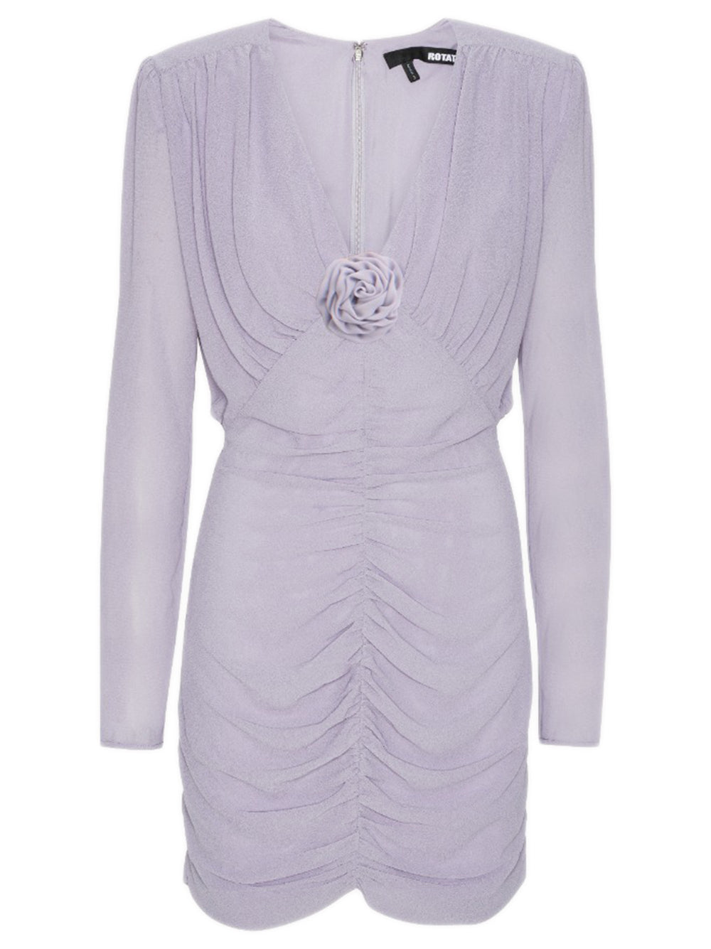 ROTATE BIRGERCHRISTENSEN V-Neck Ruffled Mini Dress Size 34