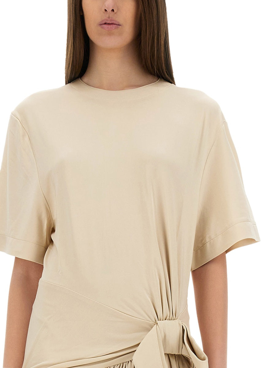 RABANNE Chic Mini Dress with Bow - Size 36