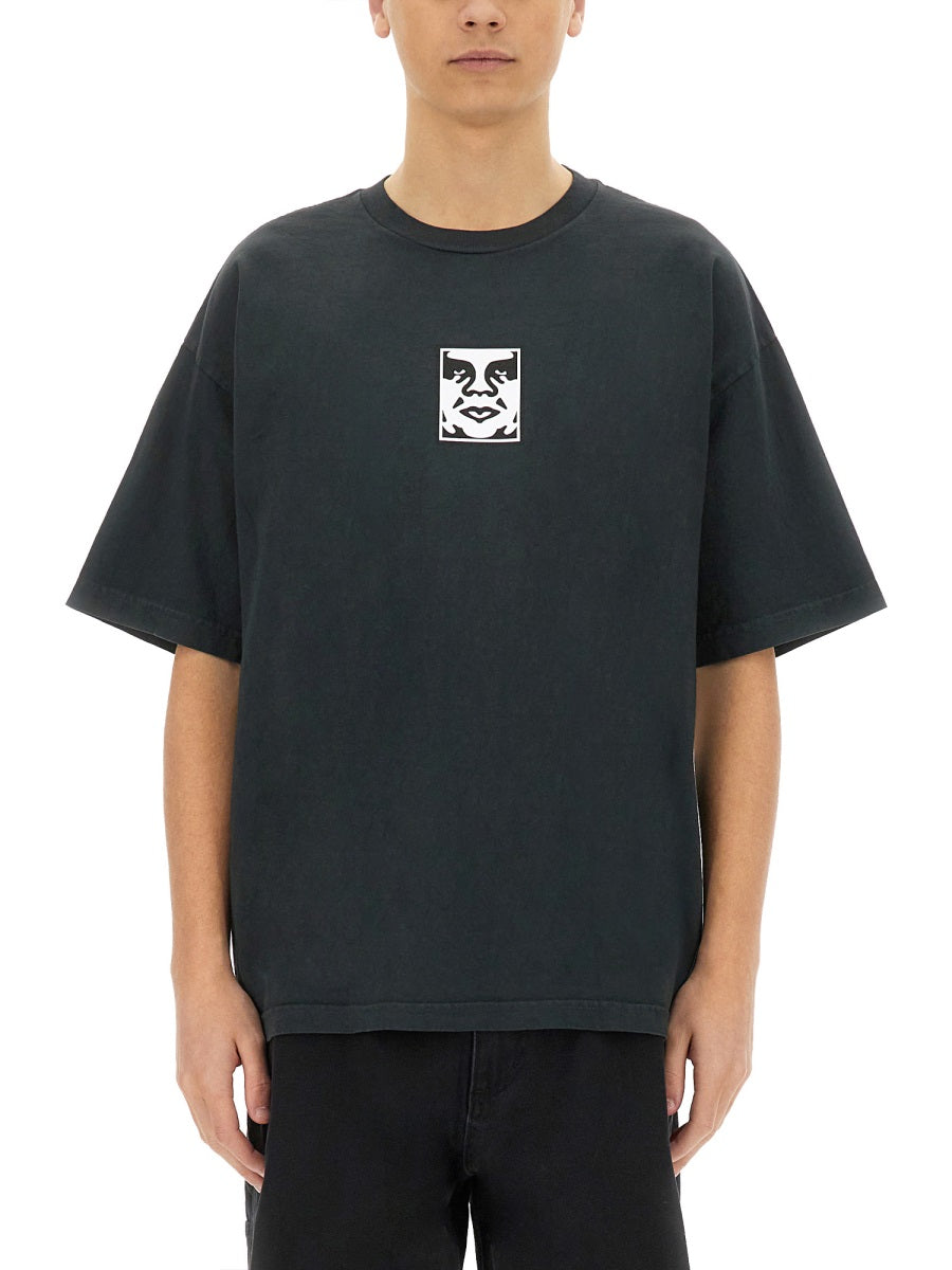 OBEY Icon Face T-Shirt - Size L