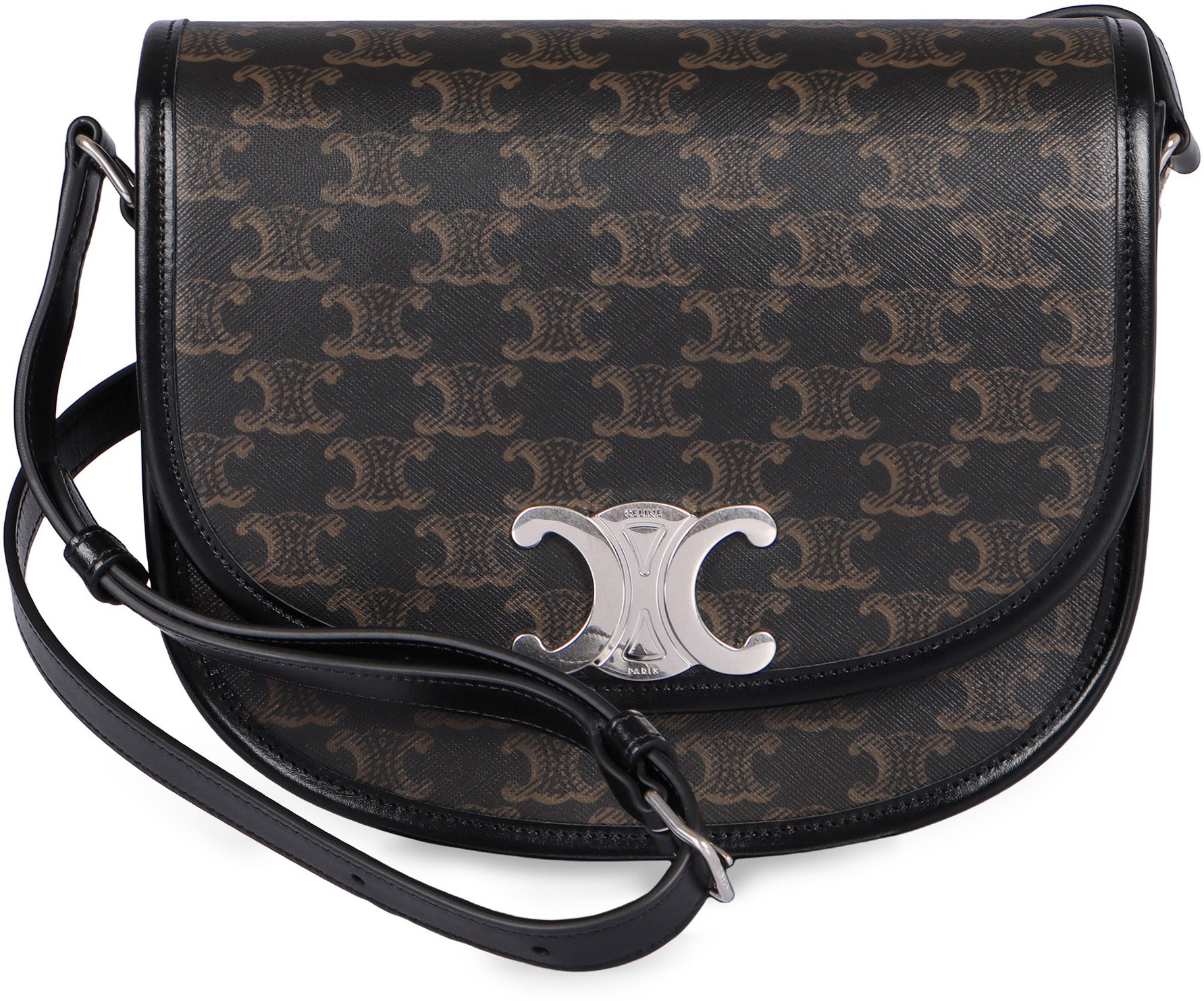 CELINE Triomphe Logo Mini Shoulder Bag