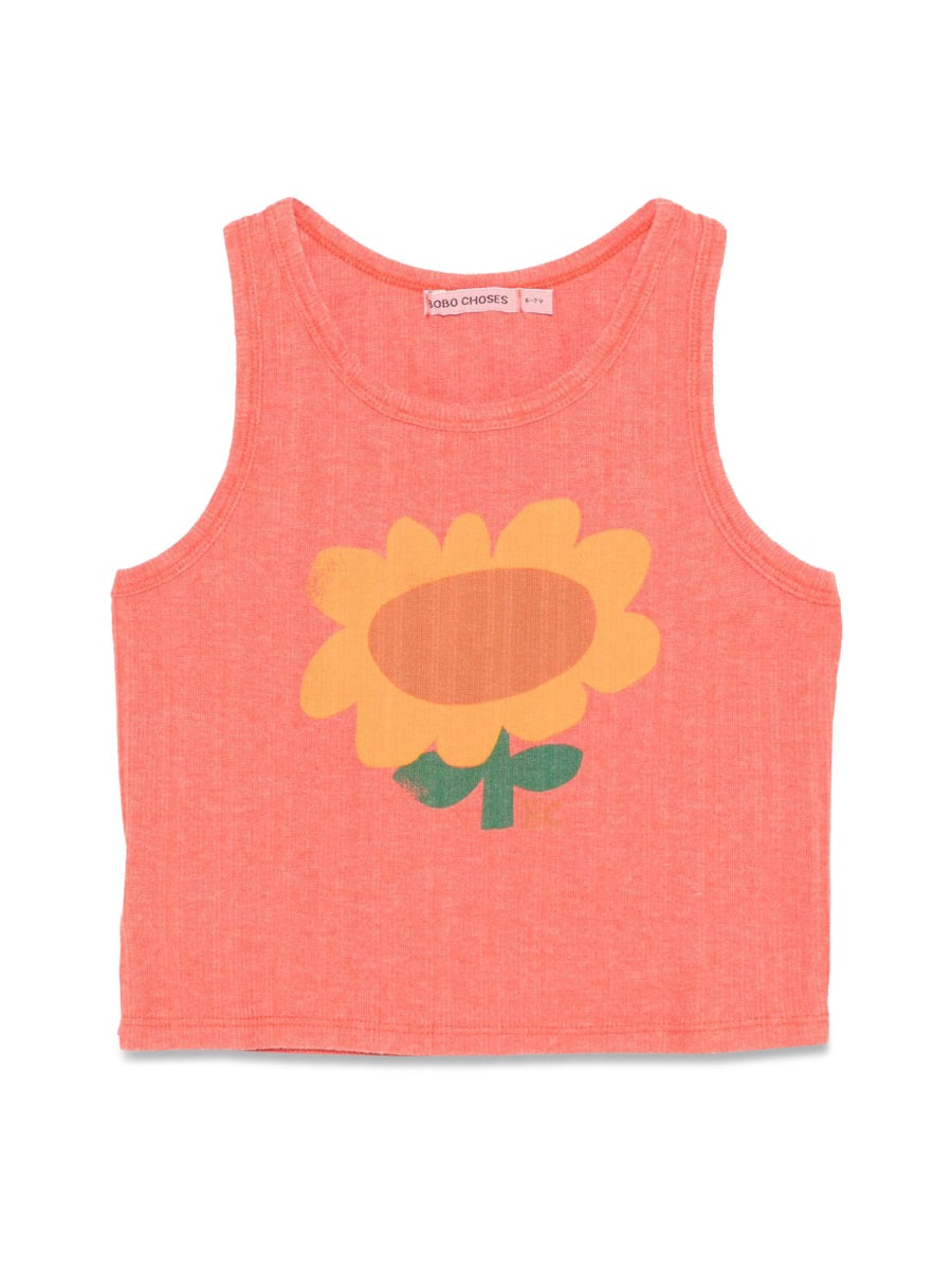 BOBO CHOSES Flower Canvas Unisex Kids Top