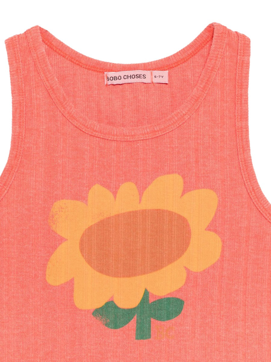 BOBO CHOSES Flower Canvas Unisex Kids Top