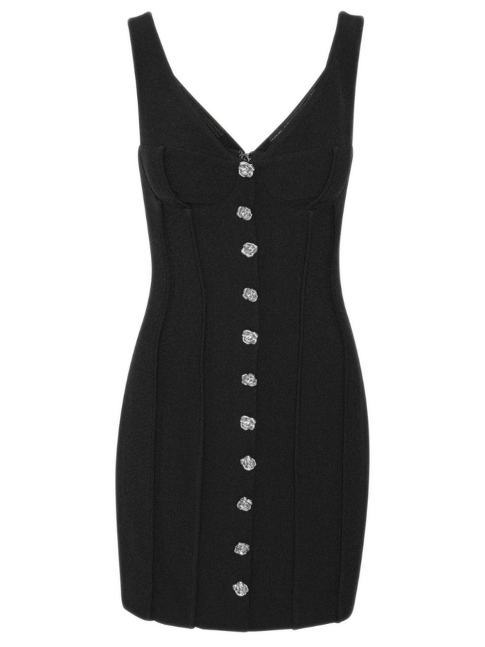 ROTATE BIRGERCHRISTENSEN Off-the-Shoulder Crepe Mini Dress - Size 34