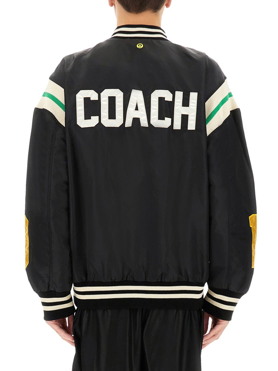 BARROW Satin Bomber Jacket