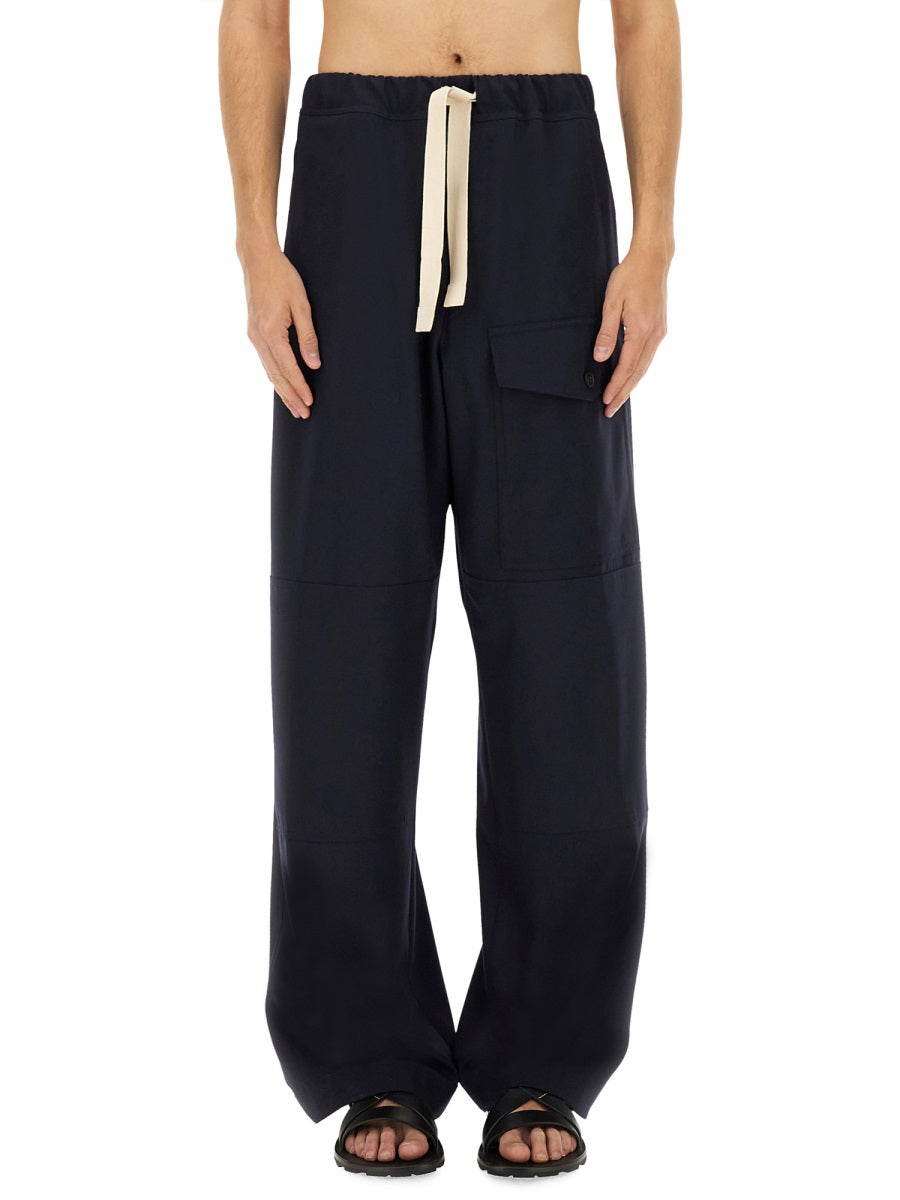DRIES VAN NOTEN Classic Cotton Pants for Men - SS25 Collection