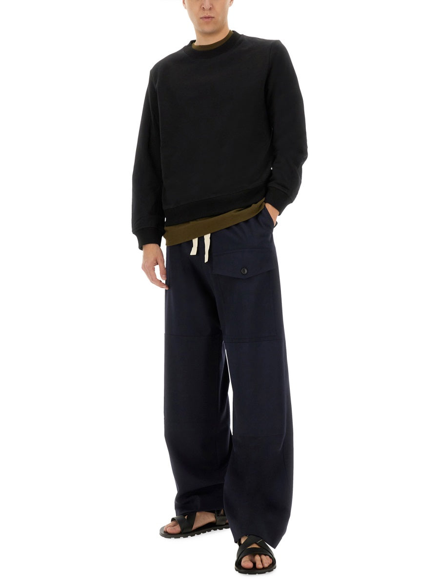 DRIES VAN NOTEN Classic Cotton Pants for Men - SS25 Collection