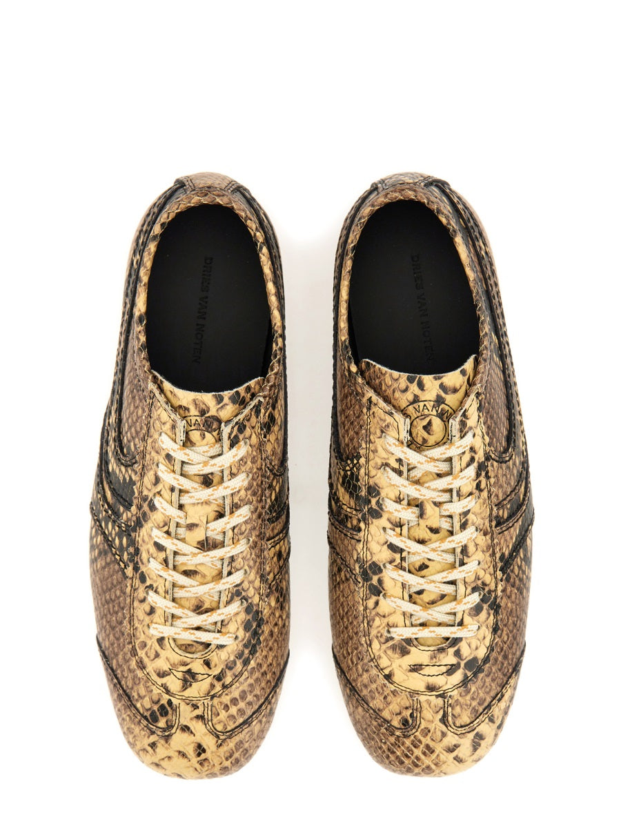 DRIES VAN NOTEN Leather Sneakers for Women - SS25 Collection