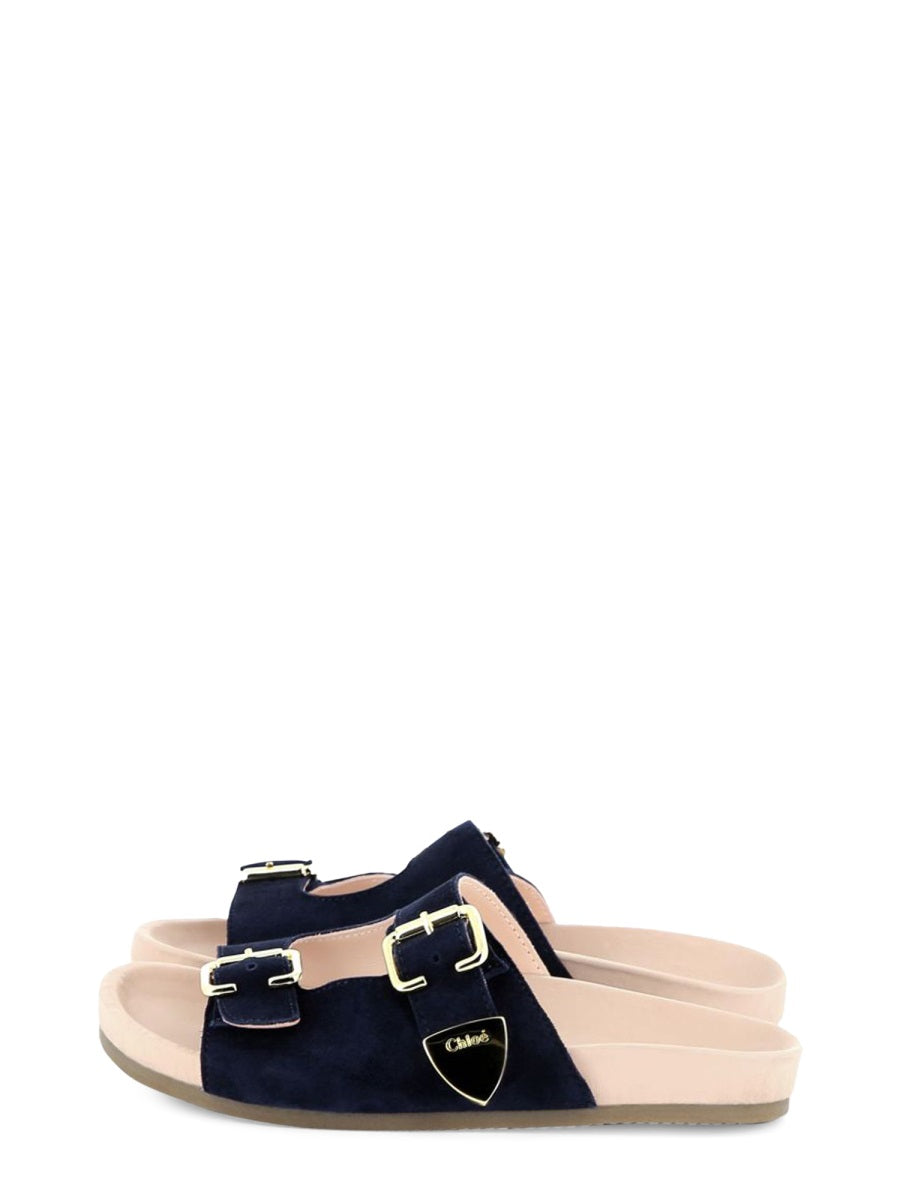CHLOÉ Girls' Chic Leather Sandals