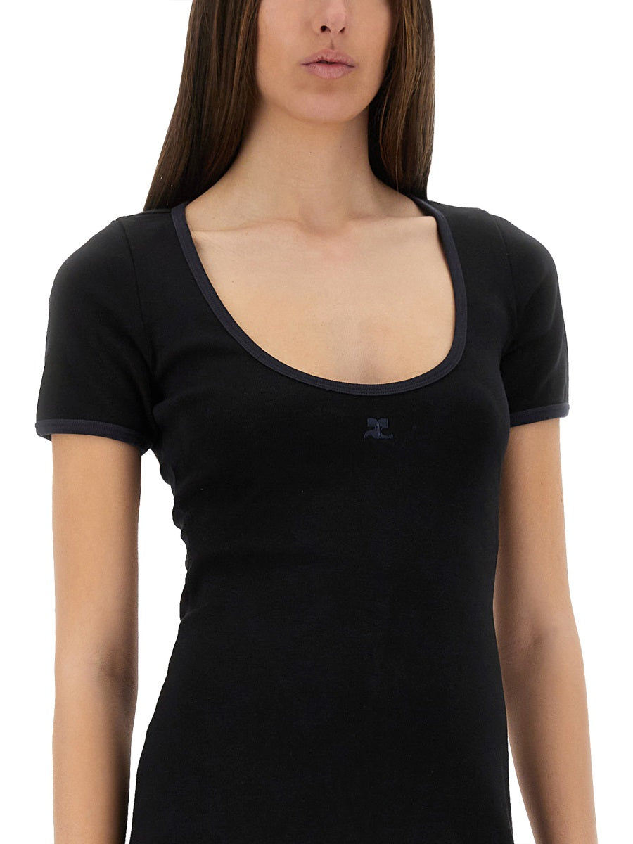 COURREGES Slim Fit Mini Dress