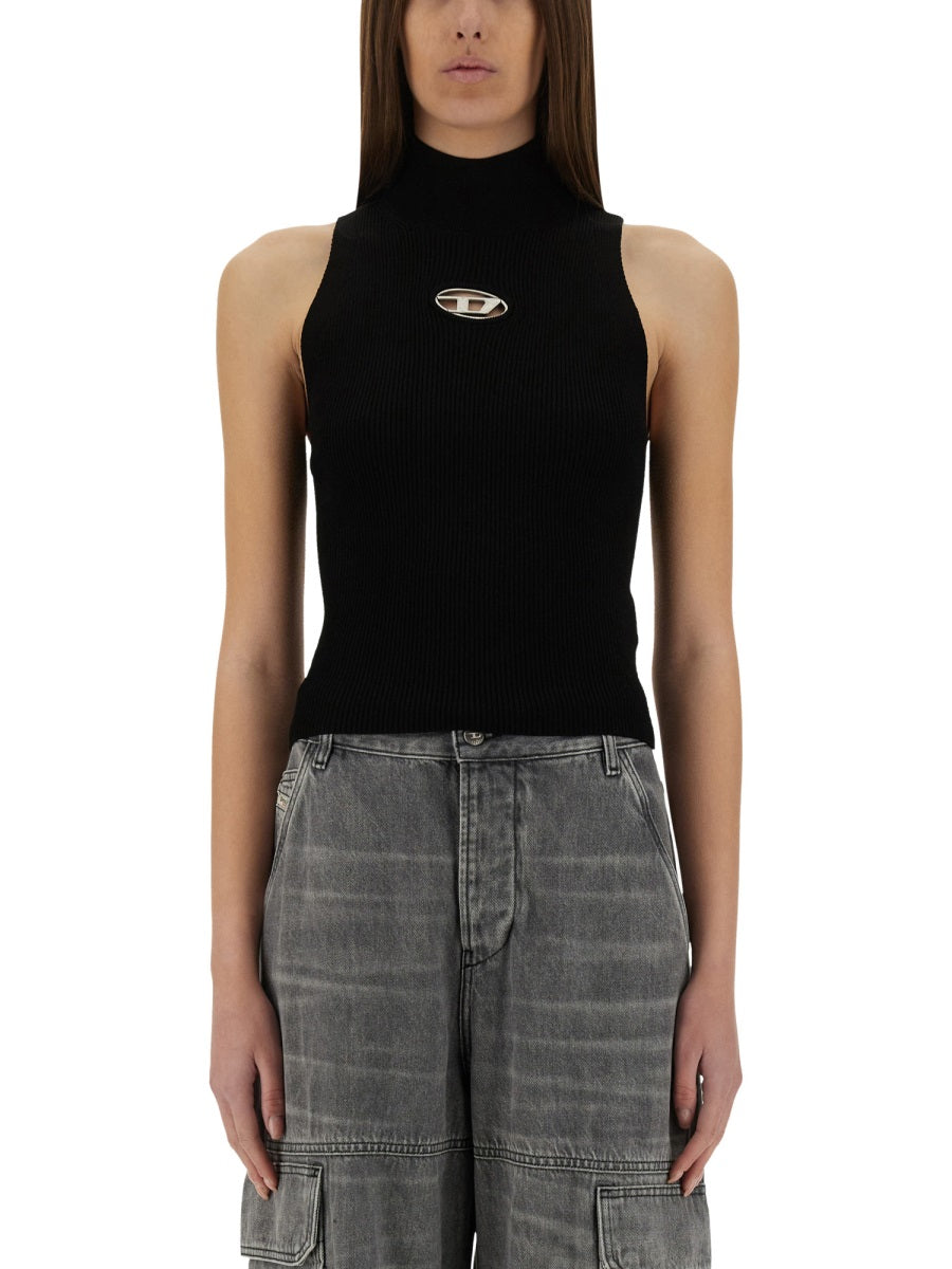 DIESEL Slim Fit Top in Lightweight Fabric - Size S