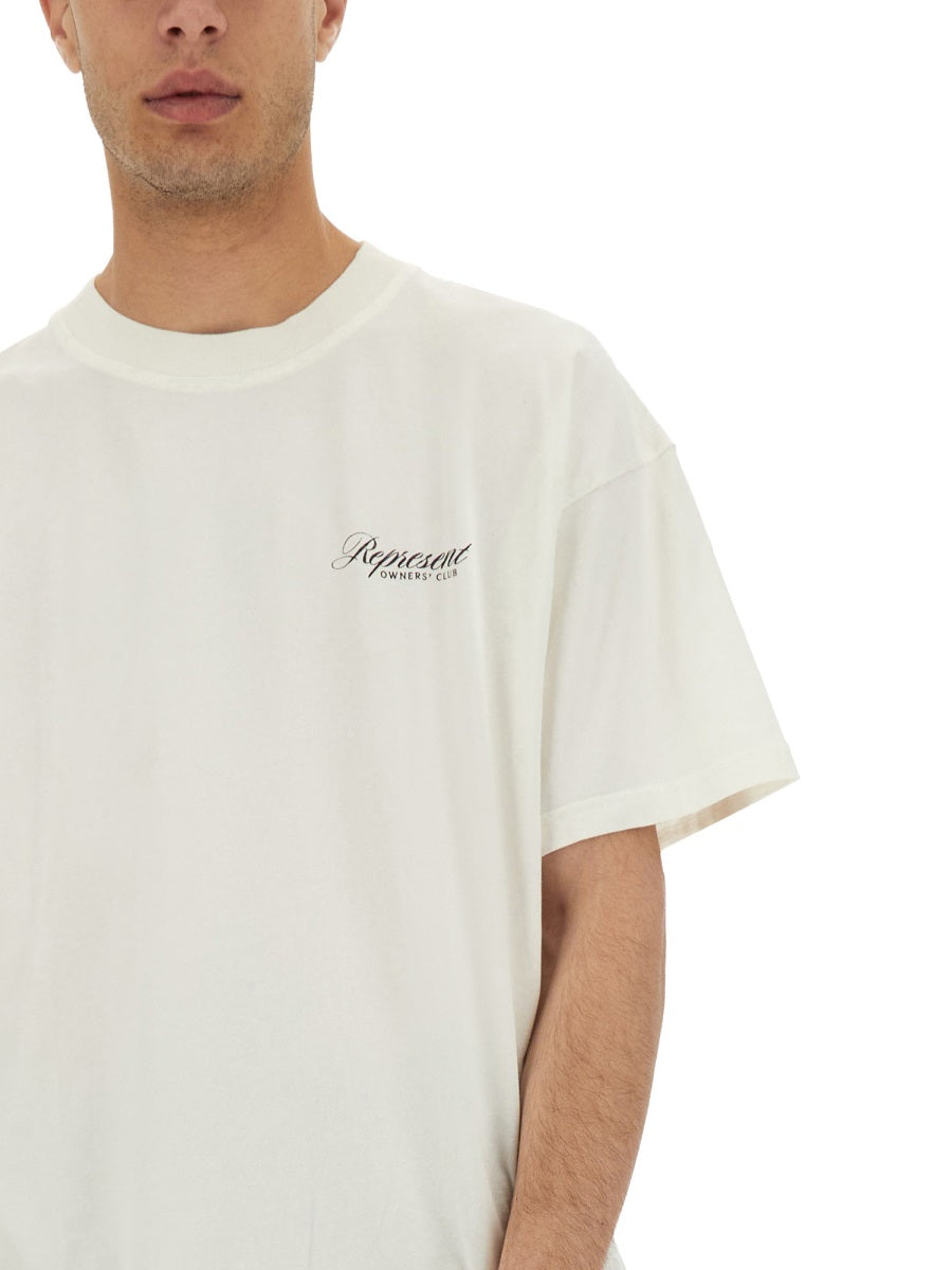 REPRESENT Owners Club Script T-Shirt - Size L