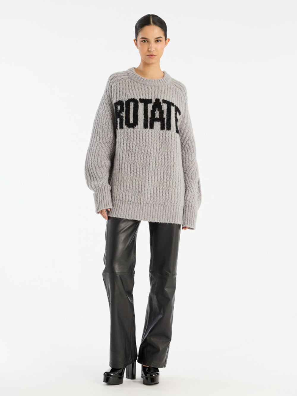 ROTATE BIRGERCHRISTENSEN Knit Logo Sweater - Size S