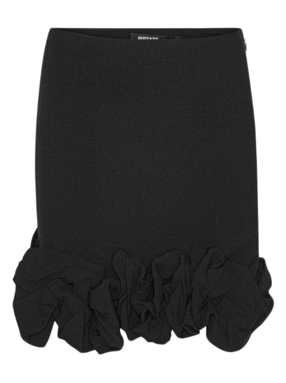 ROTATE BIRGERCHRISTENSEN Fitted Mini Skirt with Gathered Hem