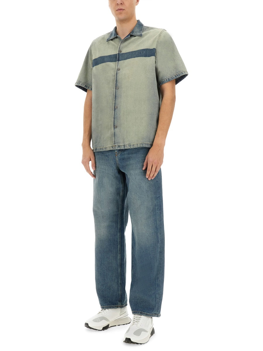 DIESEL Men's D-NABIL-S1 Casual Shirt - Size L