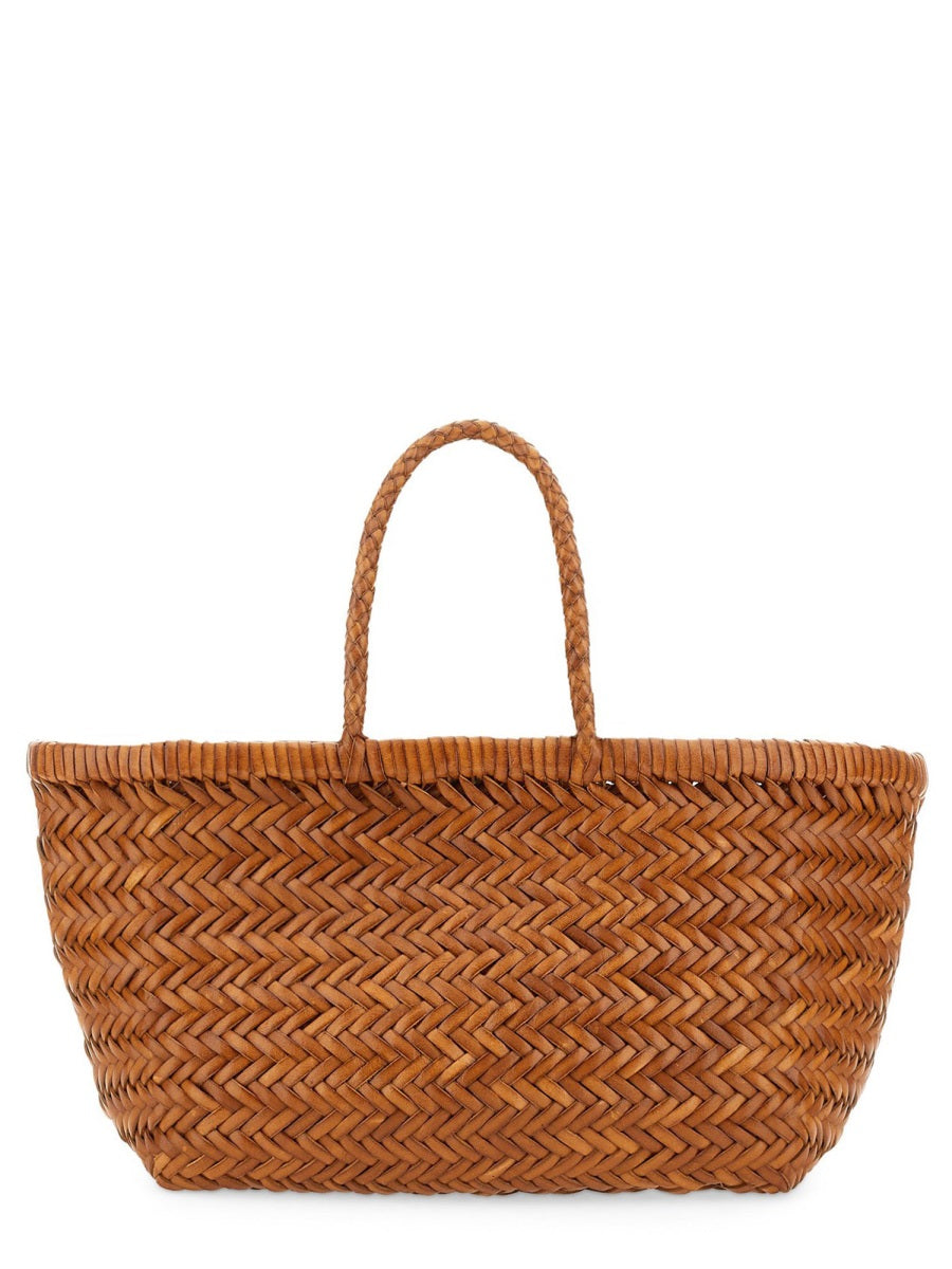 DRAGON DIFFUSION Mini Handbag with Natural Leather Finish