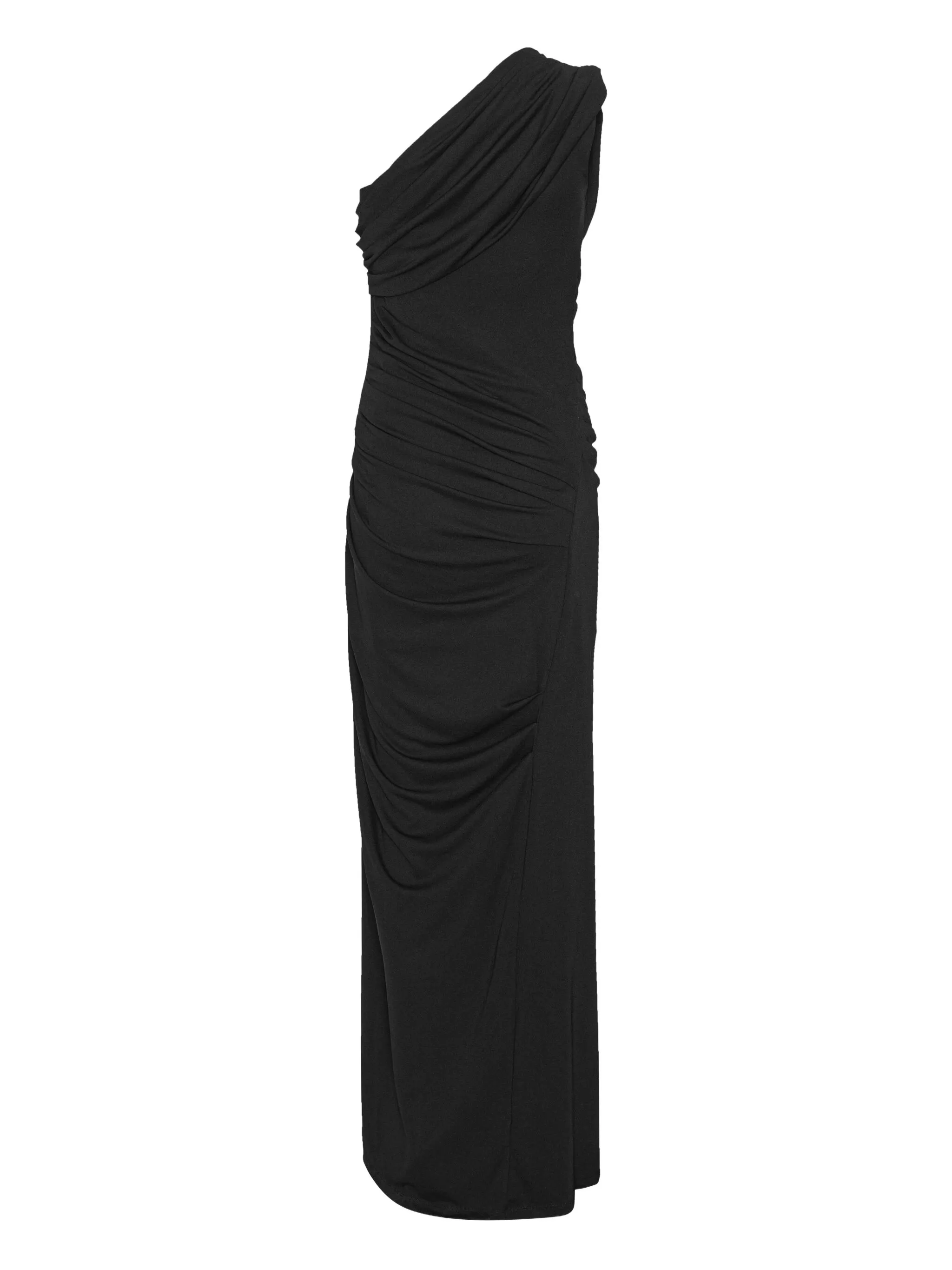 ROTATE BIRGERCHRISTENSEN Draped One-Shoulder Dress - Long, Size 34