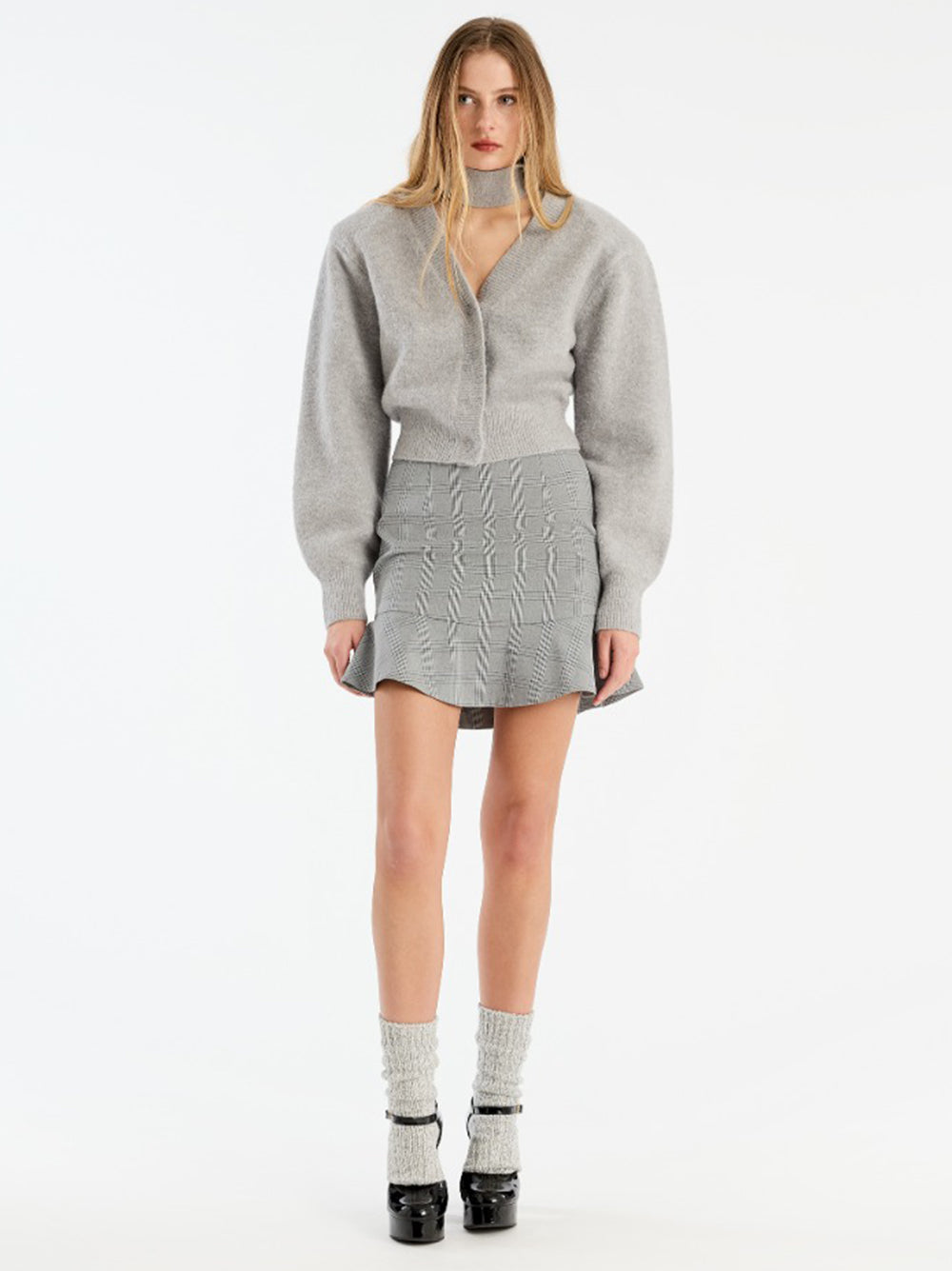 ROTATE BIRGERCHRISTENSEN Knit Scarf Cardigan - Size XS