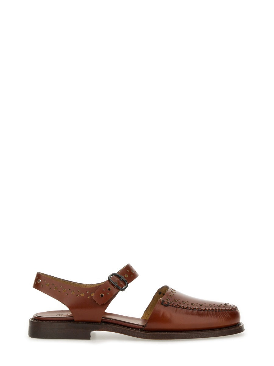 HEREU Classic Leather Moccasins - SS25 Collection