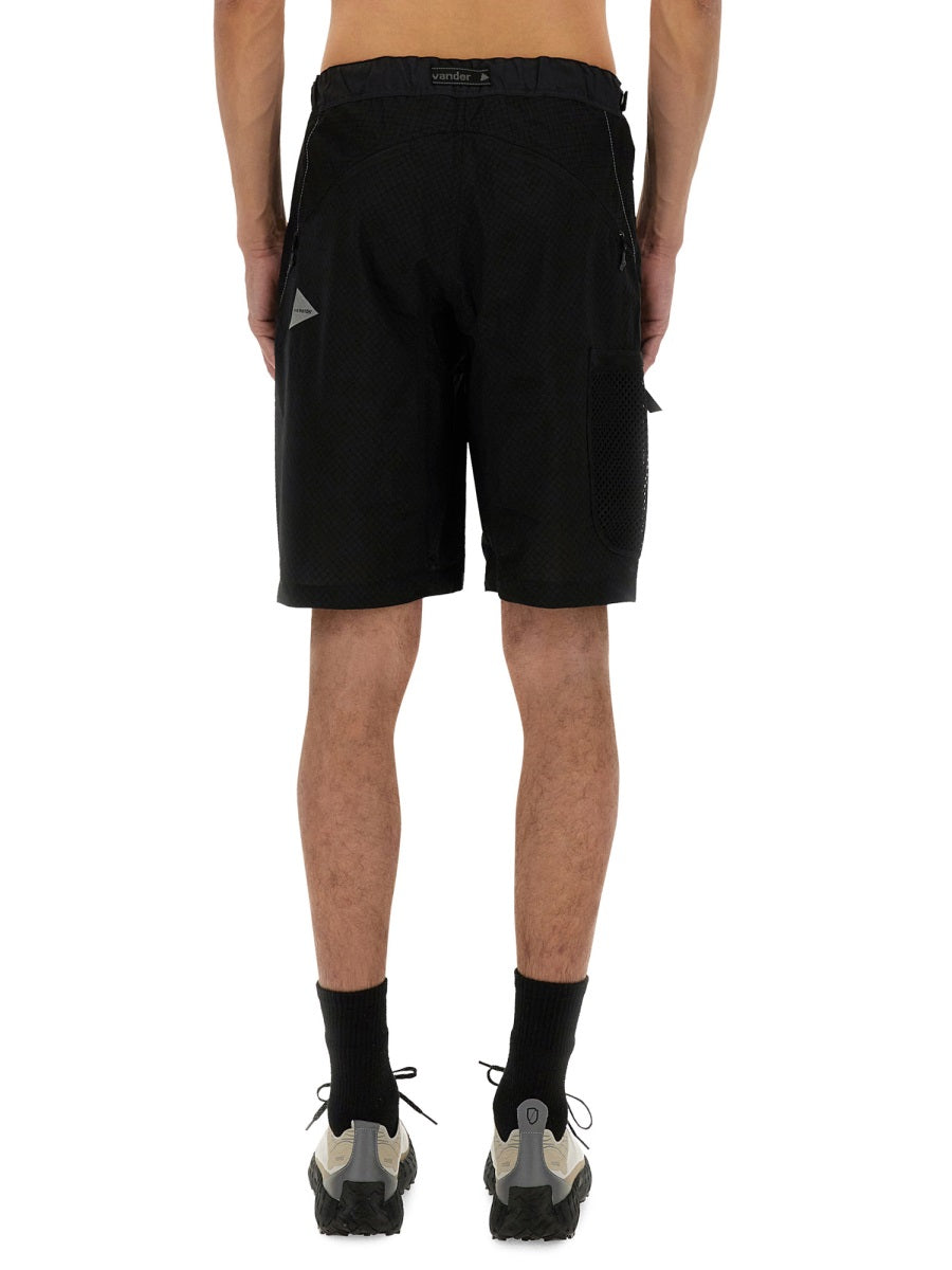 AND WANDER Lightweight Nylon Shorts - Size L