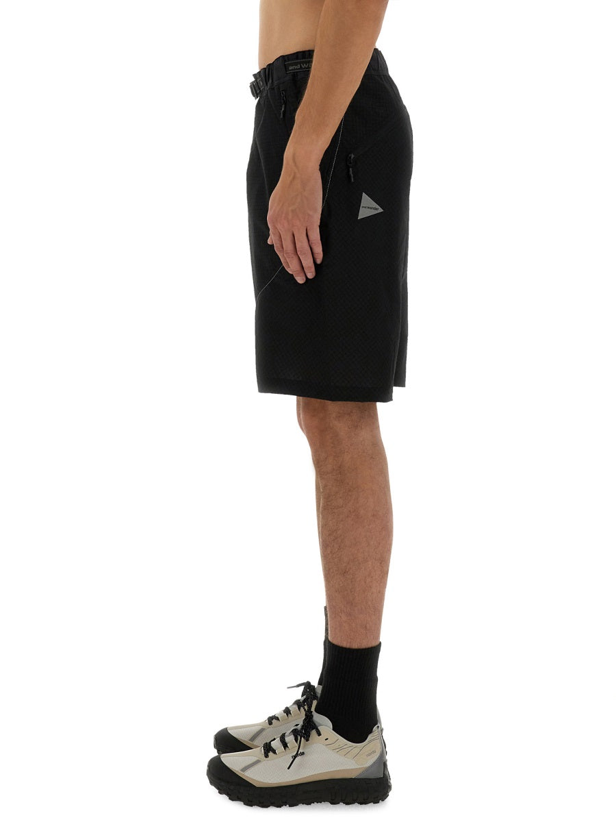 AND WANDER Lightweight Nylon Shorts - Size L