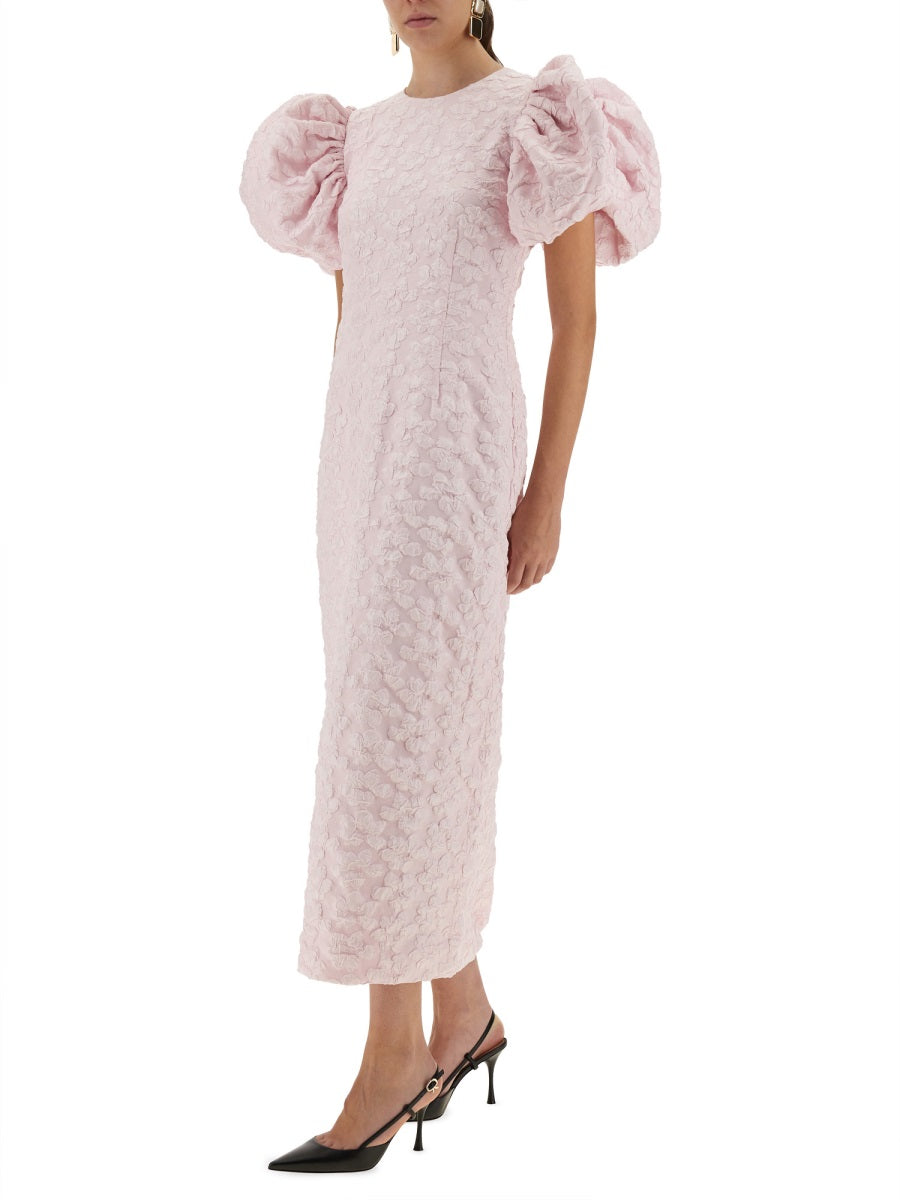 ROTATE BIRGERCHRISTENSEN Jacquard Midi Dress for Women - Size 40