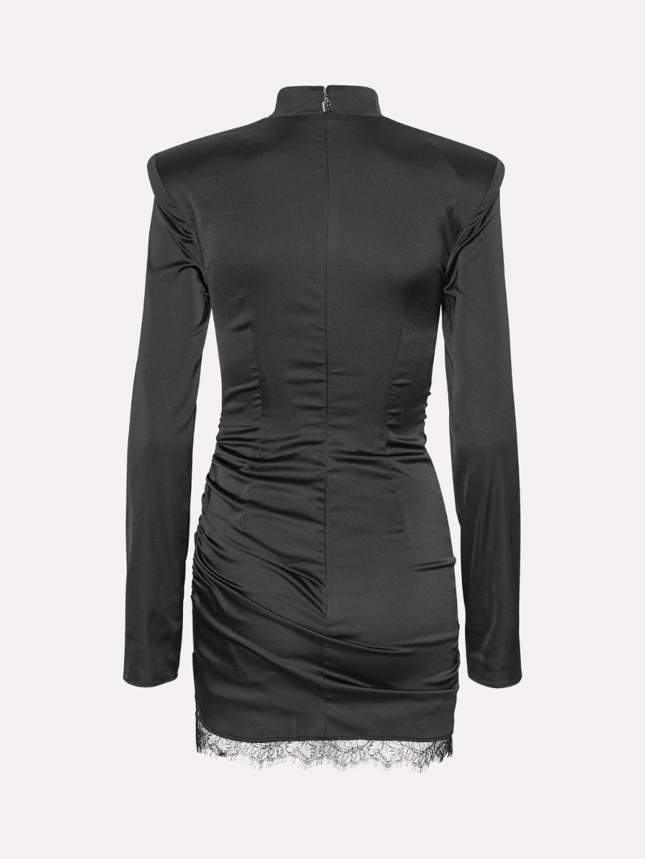 ROTATE BIRGERCHRISTENSEN Elegant High Neck Mini Dress - Size 34