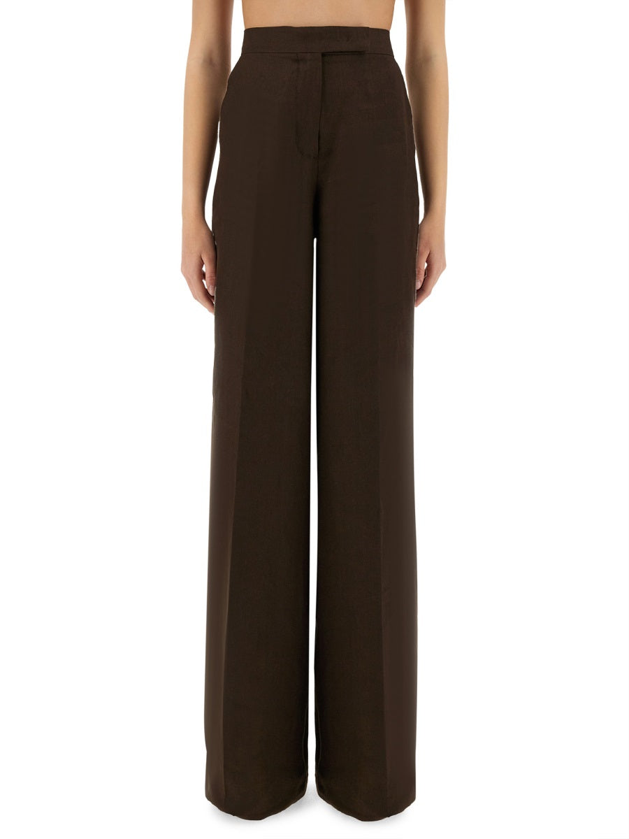 MAX MARA Elegant Flaxlinen Trousers for Women - Size 40 IT