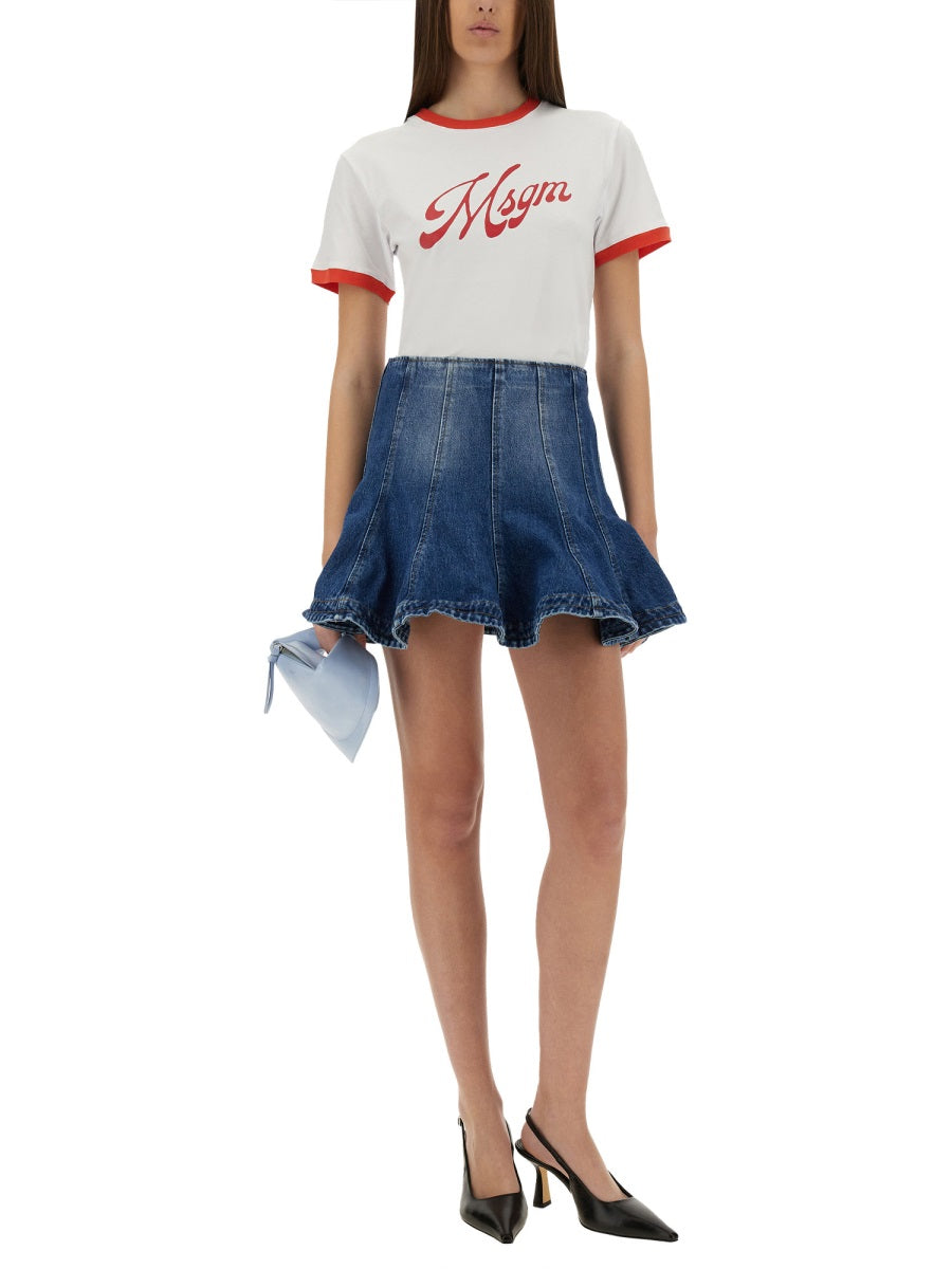 MSGM Women's Logo T-Shirt - Size S
