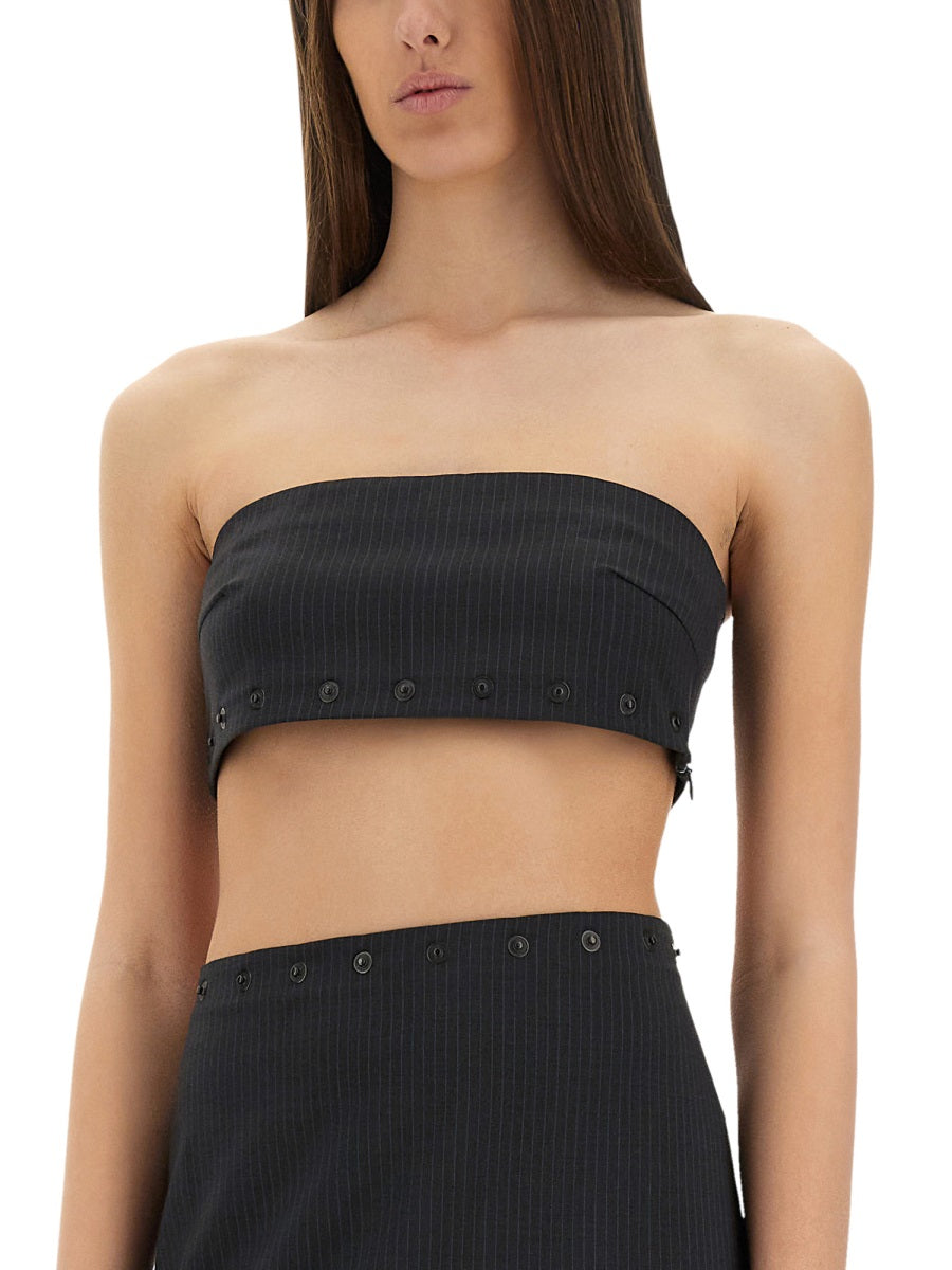 PALOMA WOOL Classic Wool Blend Top - Size S