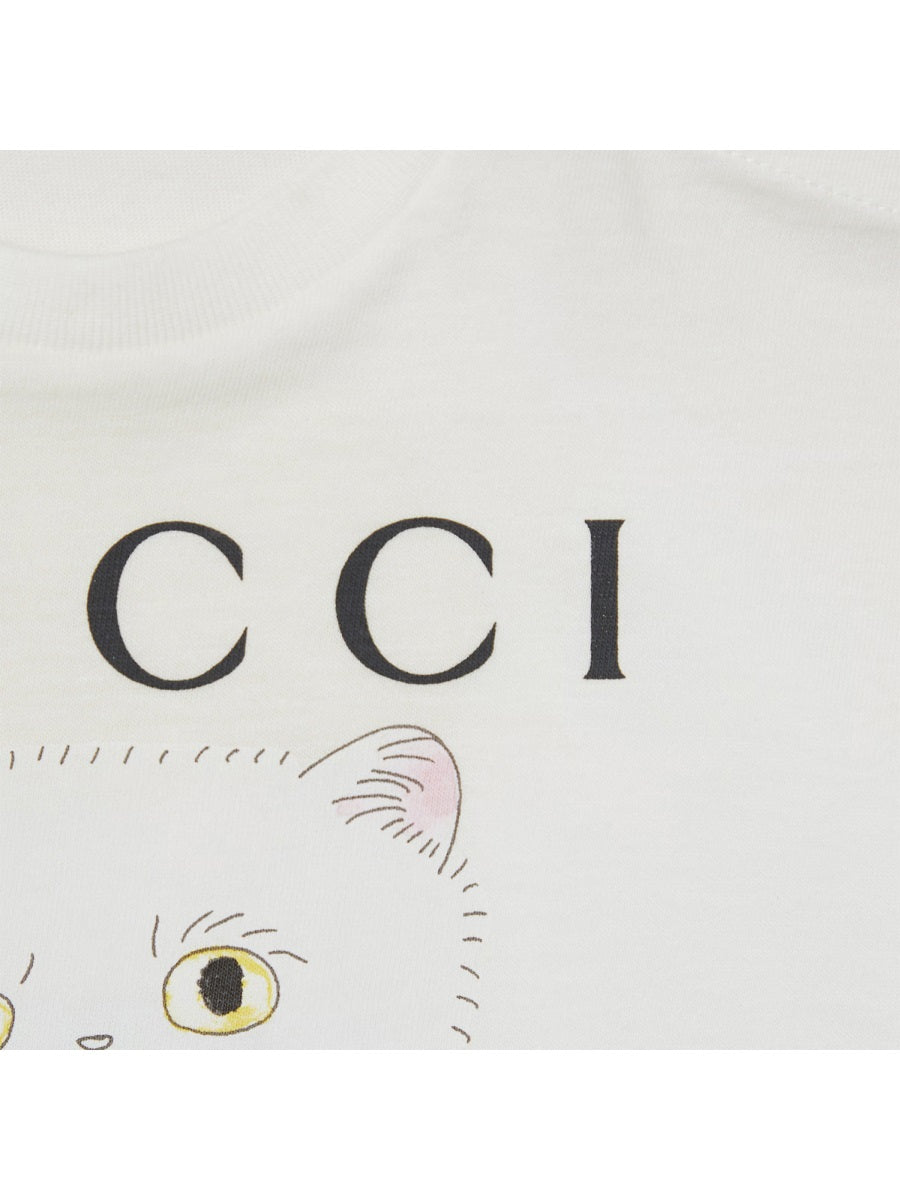 GUCCI Unisex Mini Cotton T-Shirt for Little Ones