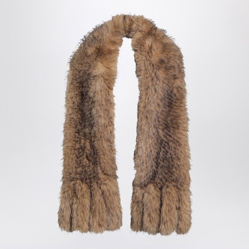 ROTATE BIRGERCHRISTENSEN Voluminous Synthetic Fur Scarf