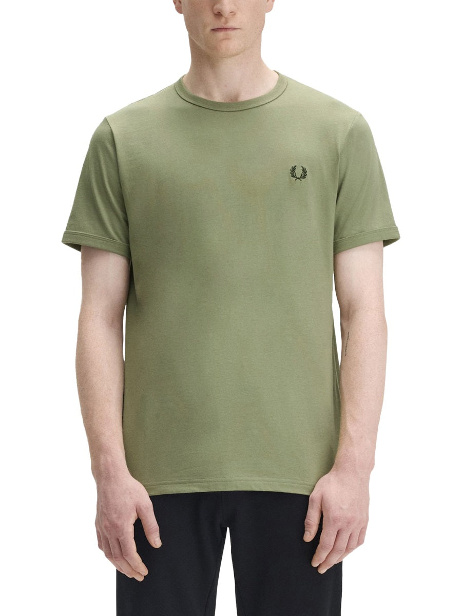 FRED PERRY Ringer T-Shirt - Size M