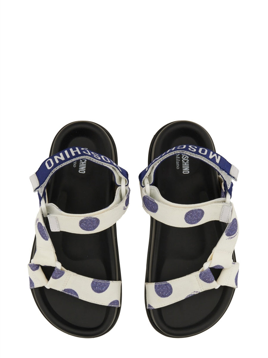 MOSCHINO Fashionable Sandals with Signature Logo