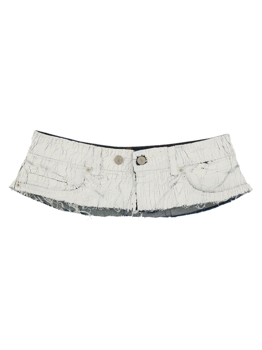 MM6 MAISON MARGIELA Denim Belt for Women - SS25 Collection